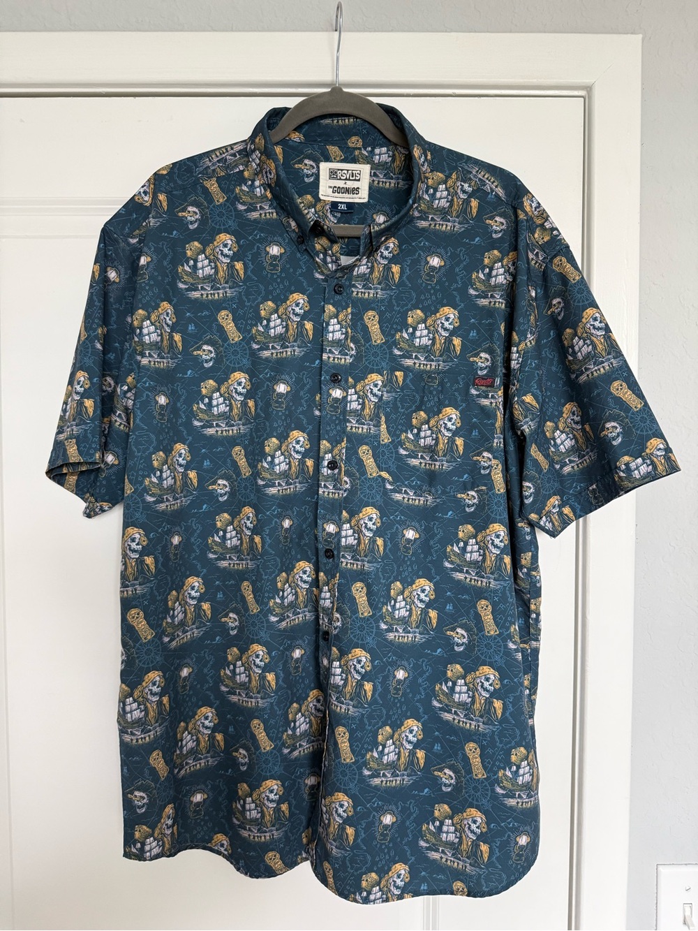 RSVLTS Goonies Short-Sleeve Button-Down Shirt Men’s 2XL